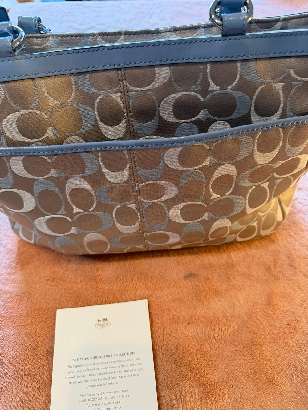 Coach shoulder tote